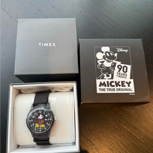 Timex Black Mickey Mouse Watch
